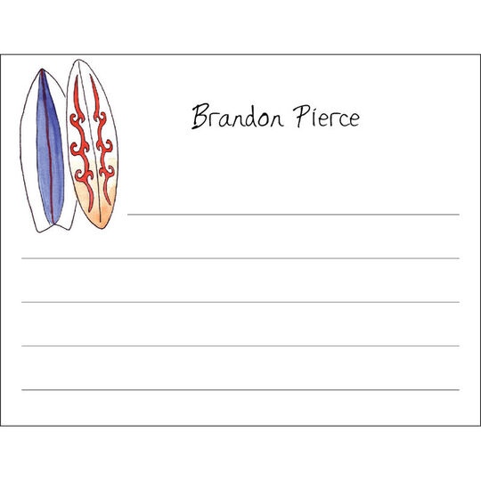 Surfer Dude Flat Note Cards